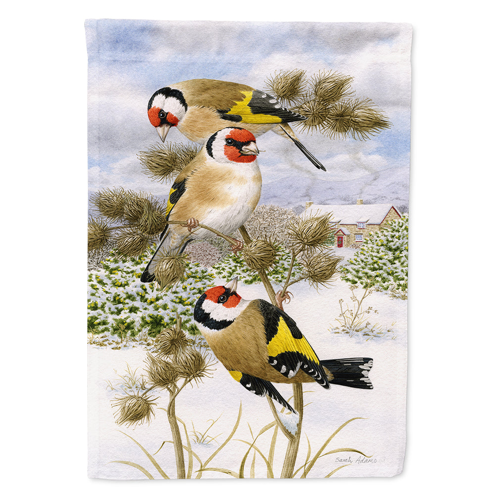 European Goldfinch Flag Canvas House Size ASA2007CHF  the-store.com.