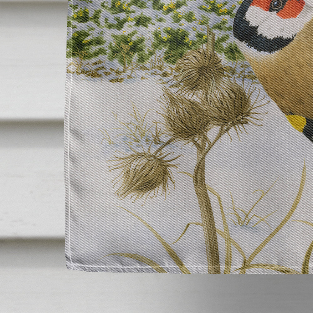 European Goldfinch Flag Canvas House Size ASA2007CHF  the-store.com.