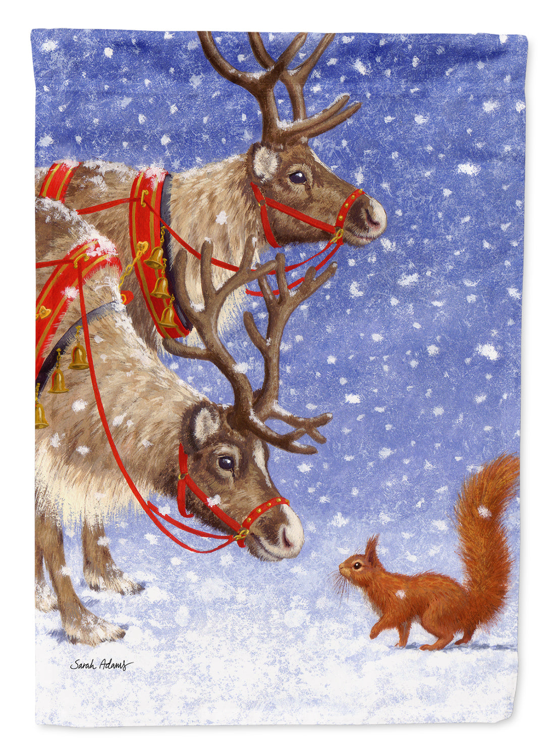 Reindeers & Squirrel Flag Garden Size ASA2016GF.