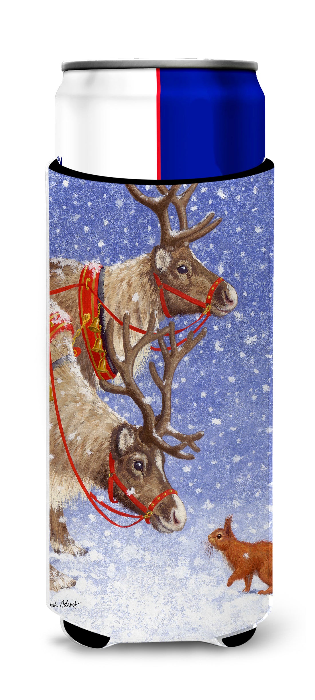 Reindeers & Squirrel Ultra Beverage Insulators for slim cans ASA2016MUK  the-store.com.