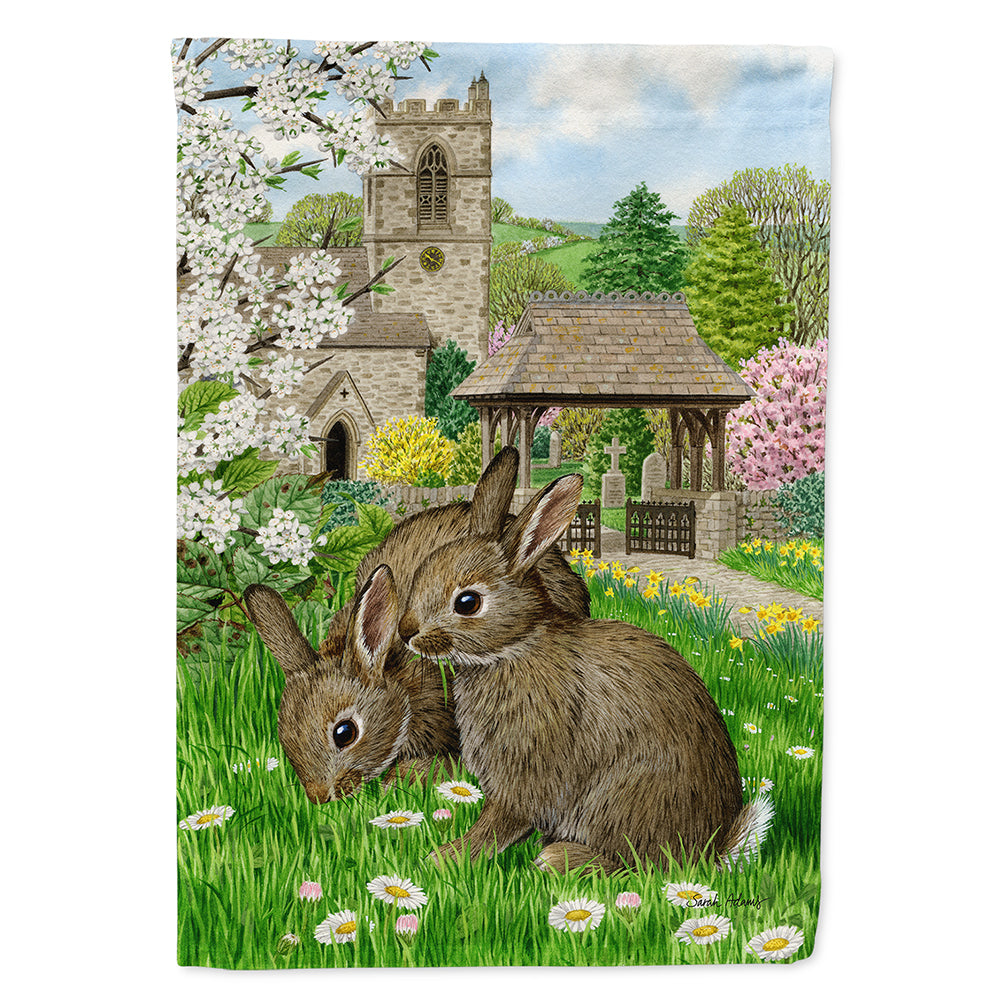 Leveret Bunny Rabbit Flag Canvas House Size ASA2023CHF  the-store.com.