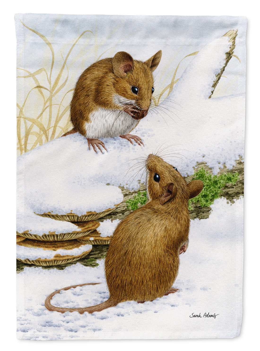 Wood Mice Wood Mouse Flag Garden Size ASA2027GF.