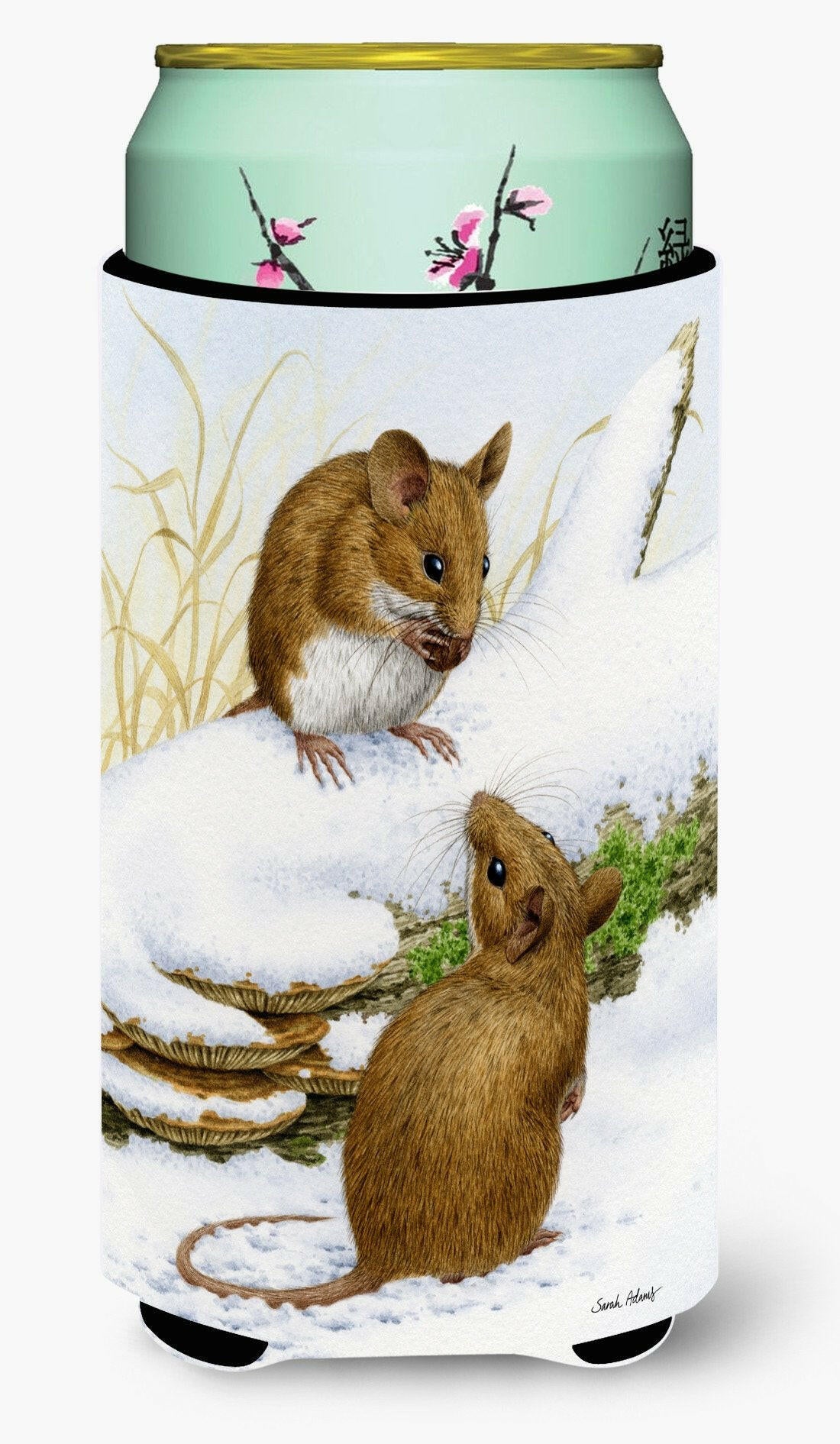 Wood Mice Wood Mouse Tall Boy Beverage Insulator Hugger ASA2027TBC by Caroline's Treasures