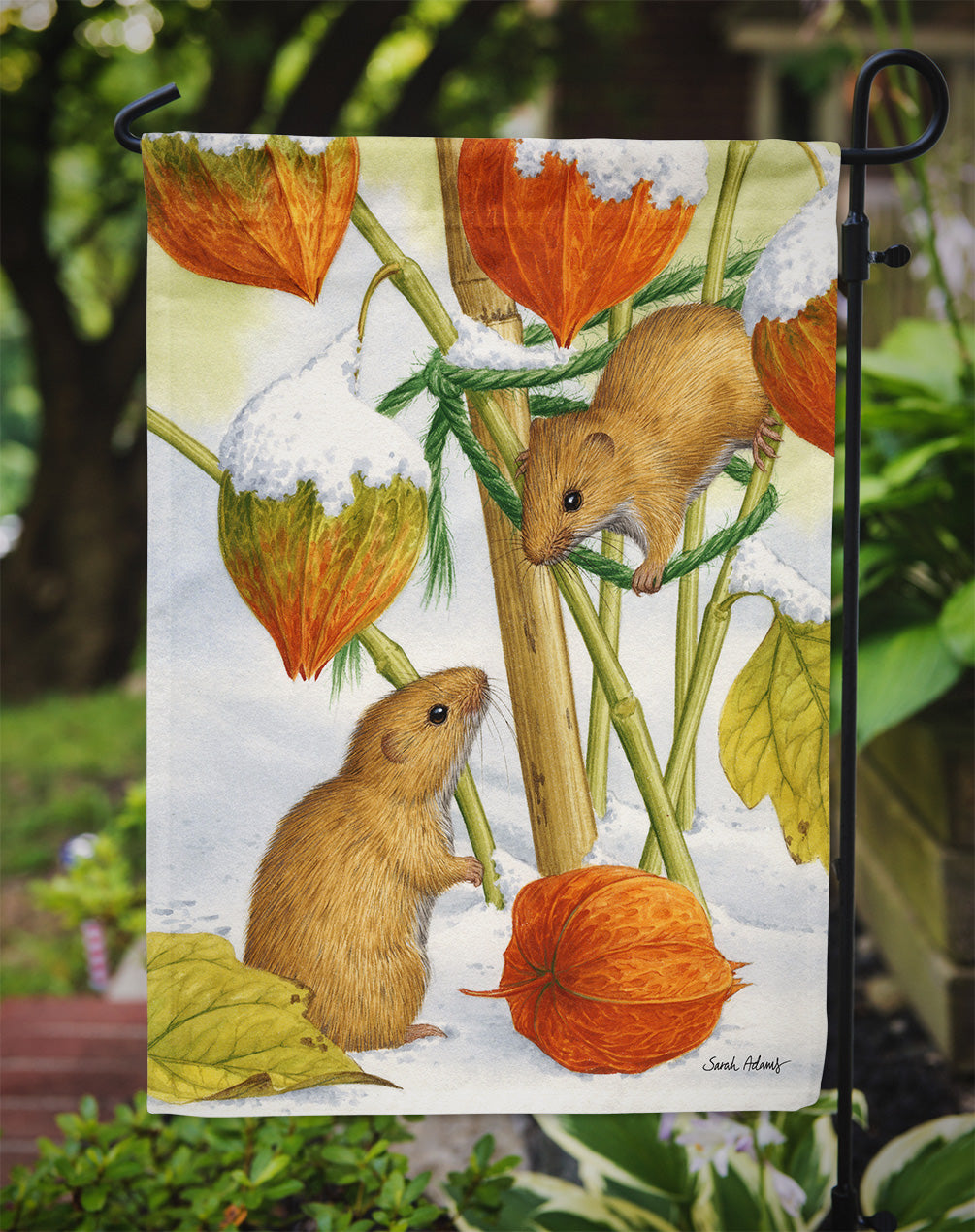 Harvest Mice Flag Garden Size ASA2029GF.