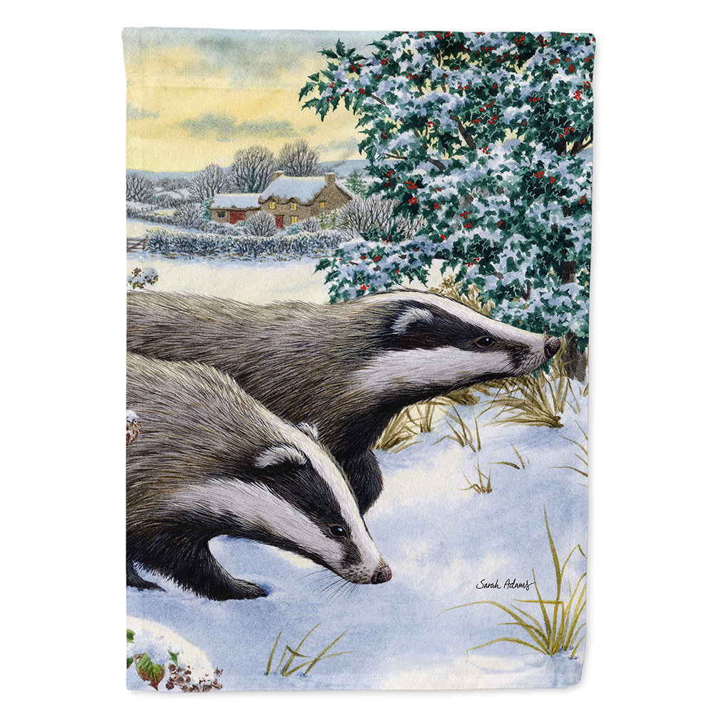 Badgers Two of a Kind Flag Canvas House Size ASA2041CHF  the-store.com.