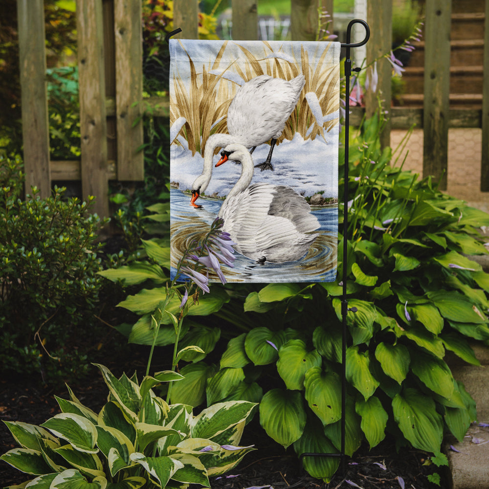 White Swans Flag Garden Size ASA2061GF.