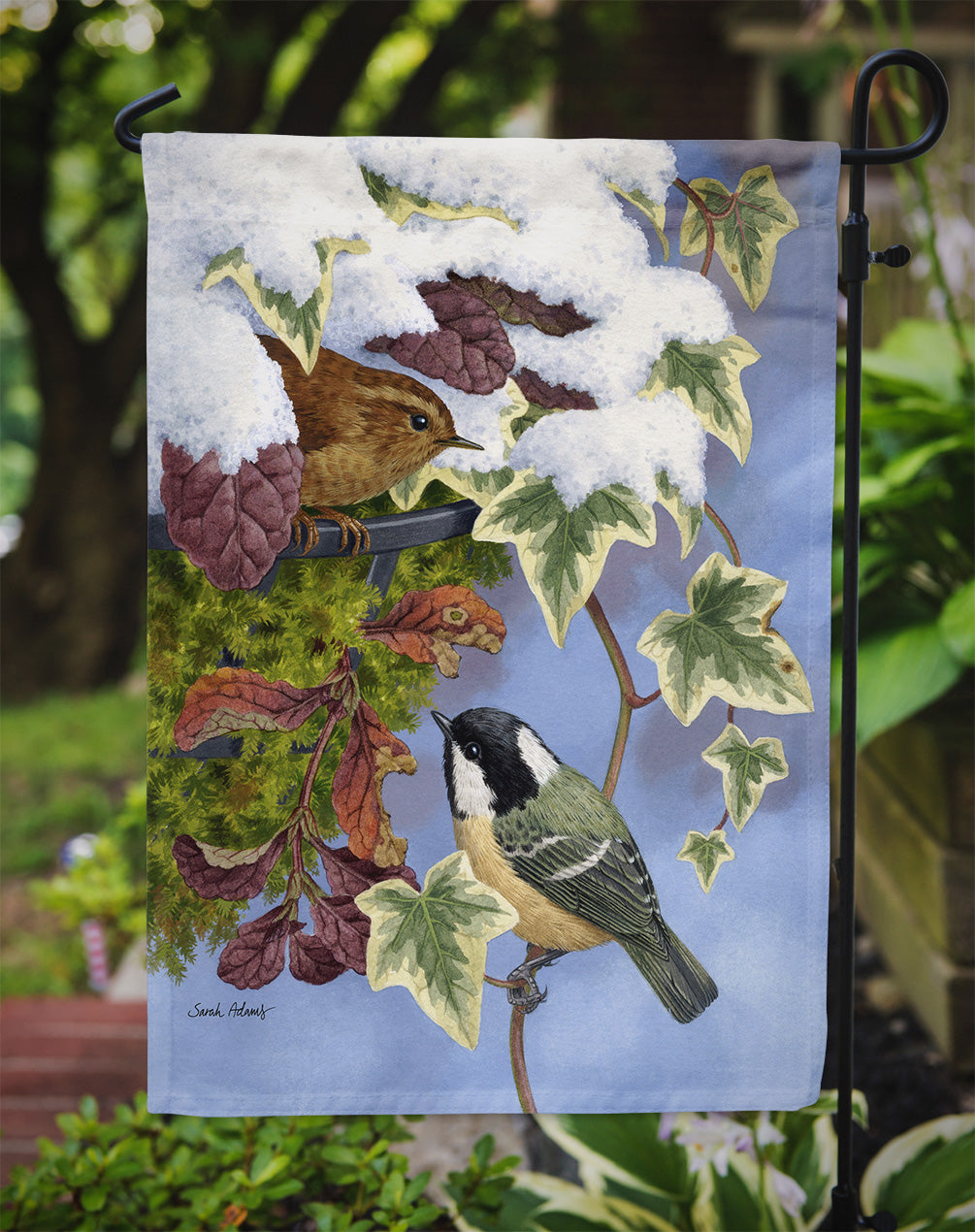 Coal Tit & Wren Flag Garden Size ASA2064GF.