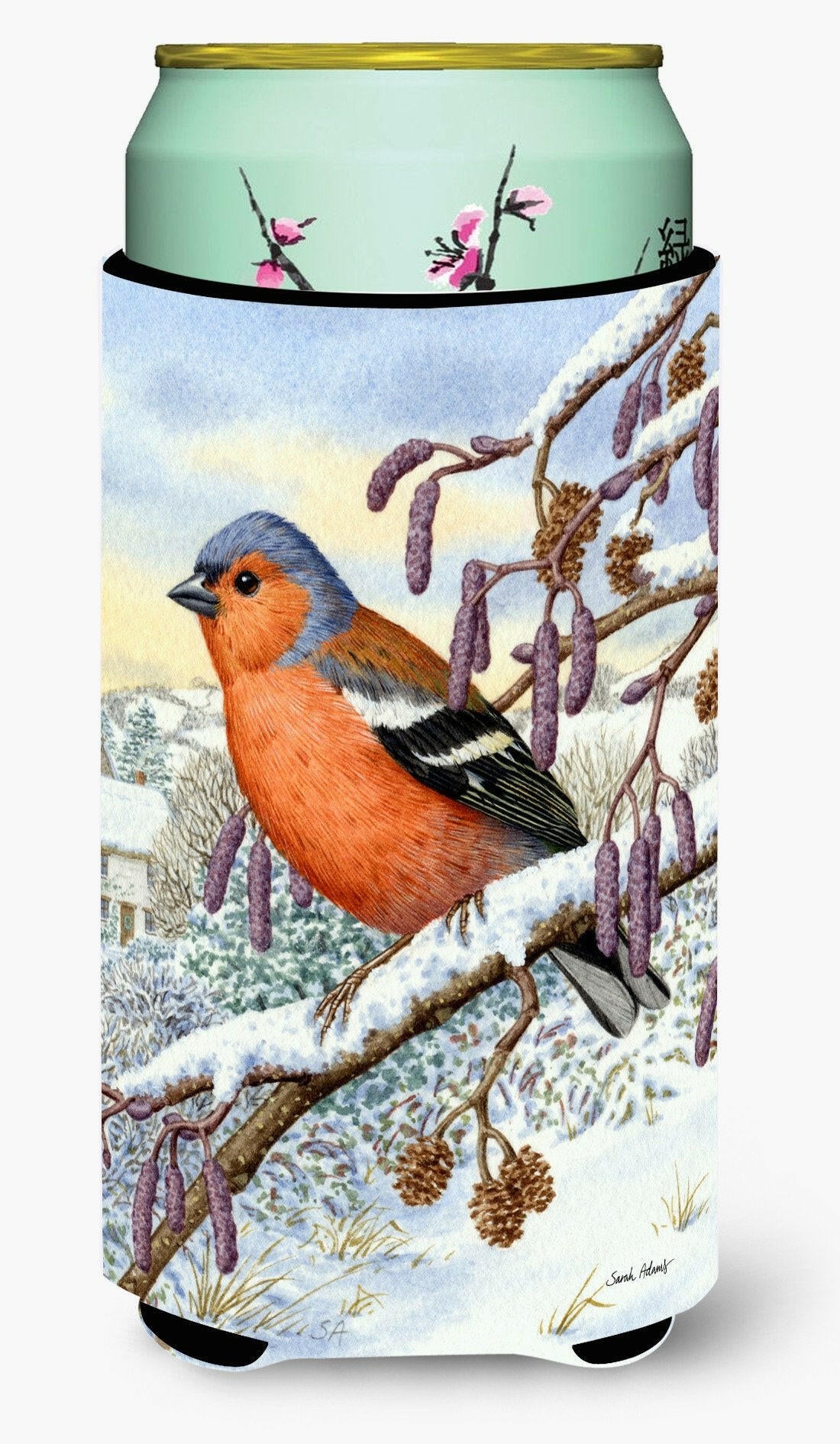 Eurasian Bullfinch Tall Boy Beverage Insulator Hugger ASA2066TBC by Caroline's Treasures