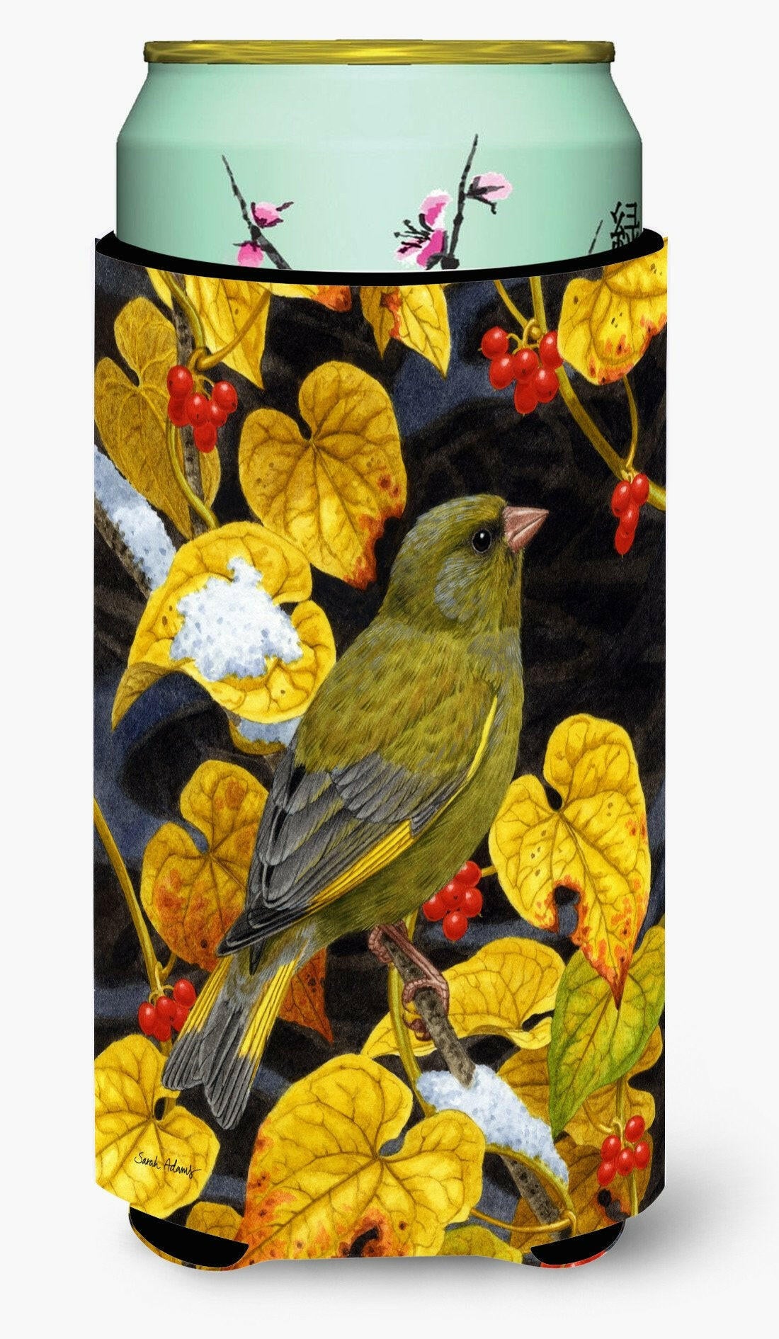 European Greenfinch Tall Boy Beverage Insulator Hugger ASA2069TBC by Caroline's Treasures