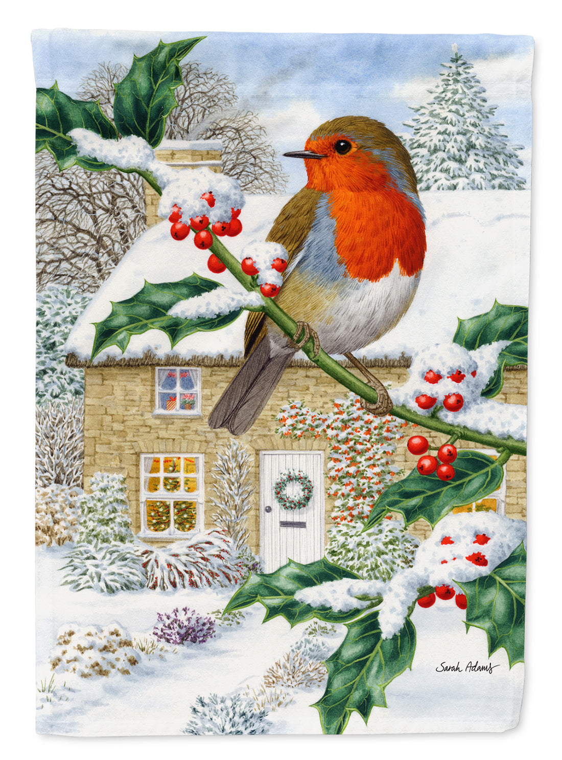 European Robin Flag Garden Size ASA2070GF.