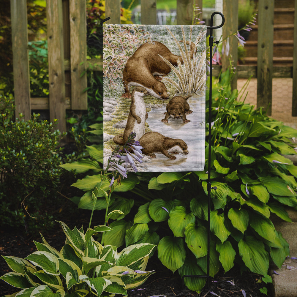 Otter Family Flag Garden Size ASA2075GF.