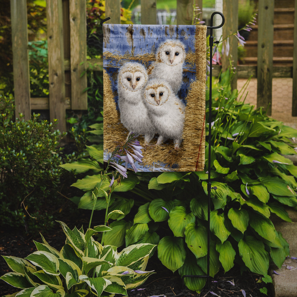 Barn Owl Chicks Flag Garden Size ASA2076GF.