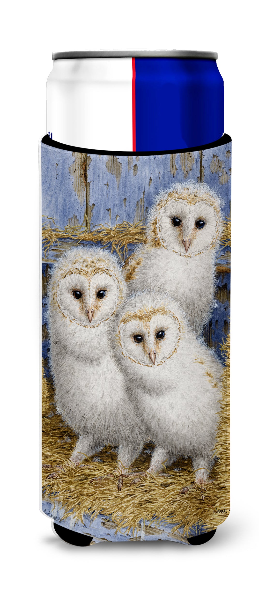 Barn Owl Chicks Ultra Beverage Insulators for slim cans ASA2076MUK  the-store.com.