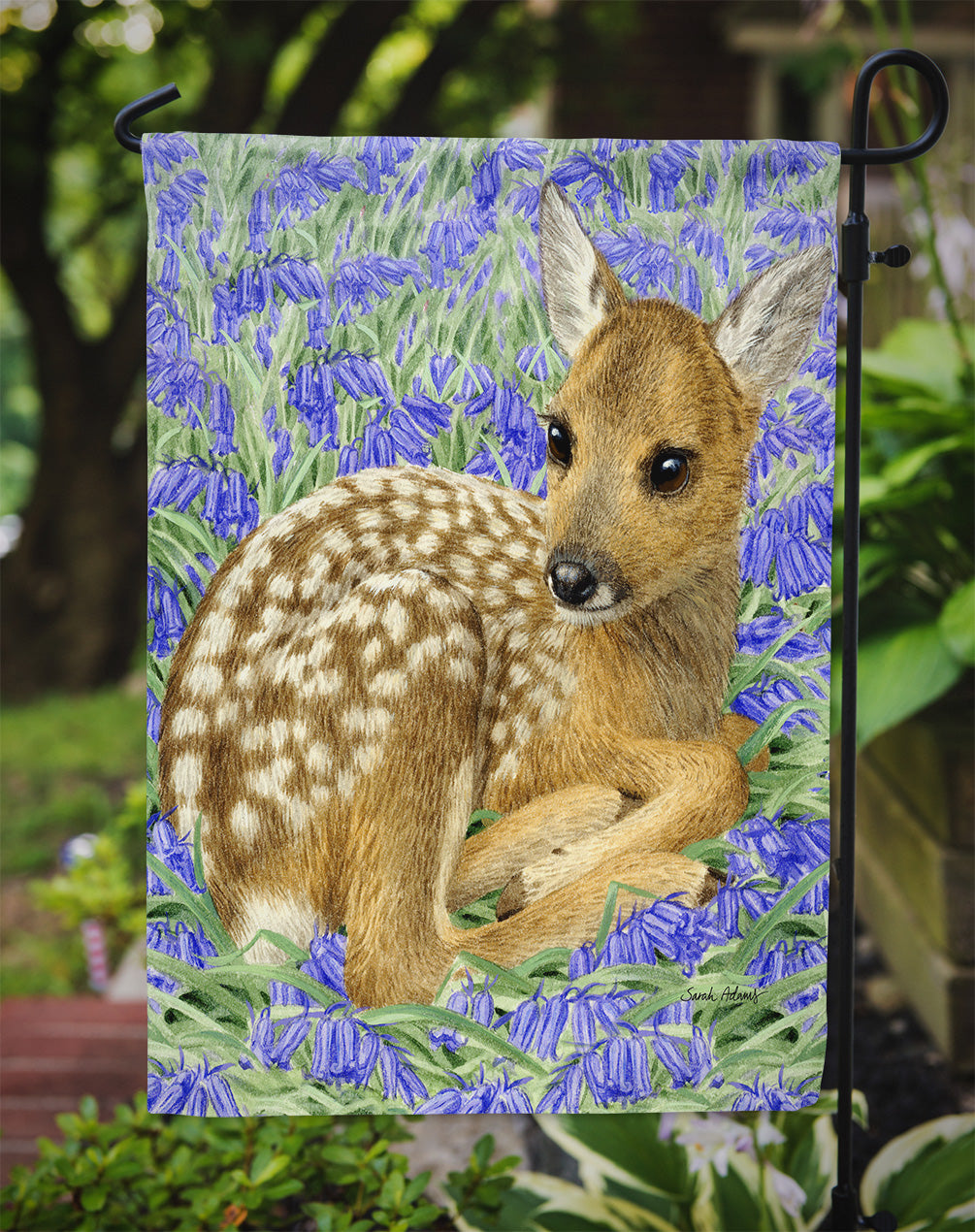 Deer Fawn Flag Garden Size ASA2082GF.