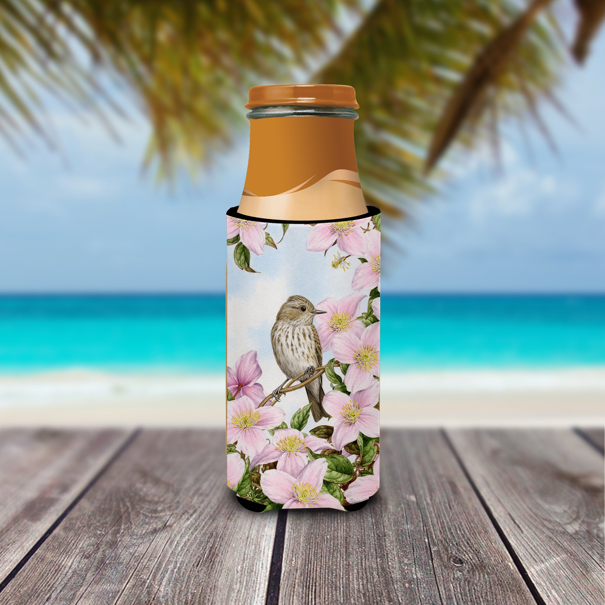 Spotted Flycatcher Ultra Beverage Insulators for slim cans ASA2088MUK  the-store.com.