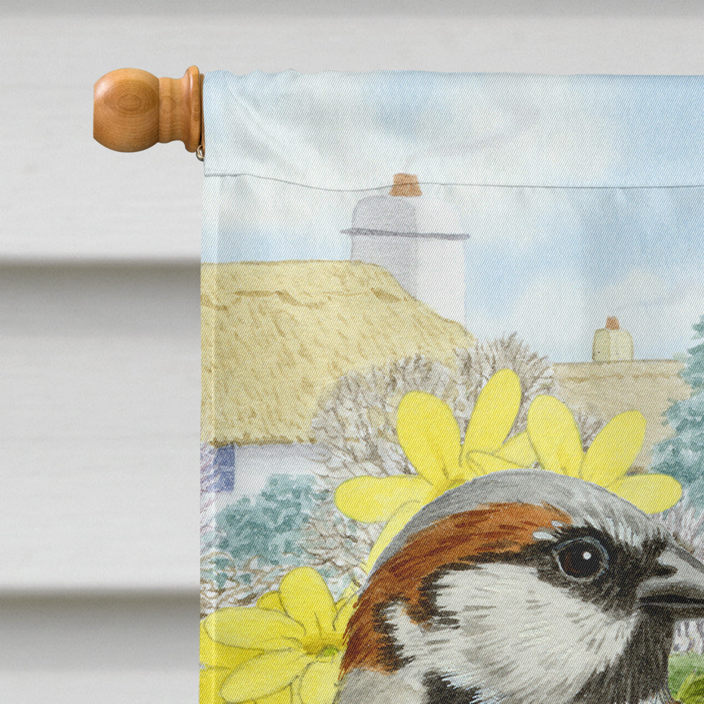 House Sparrows Flag Canvas House Size ASA2091CHF  the-store.com.