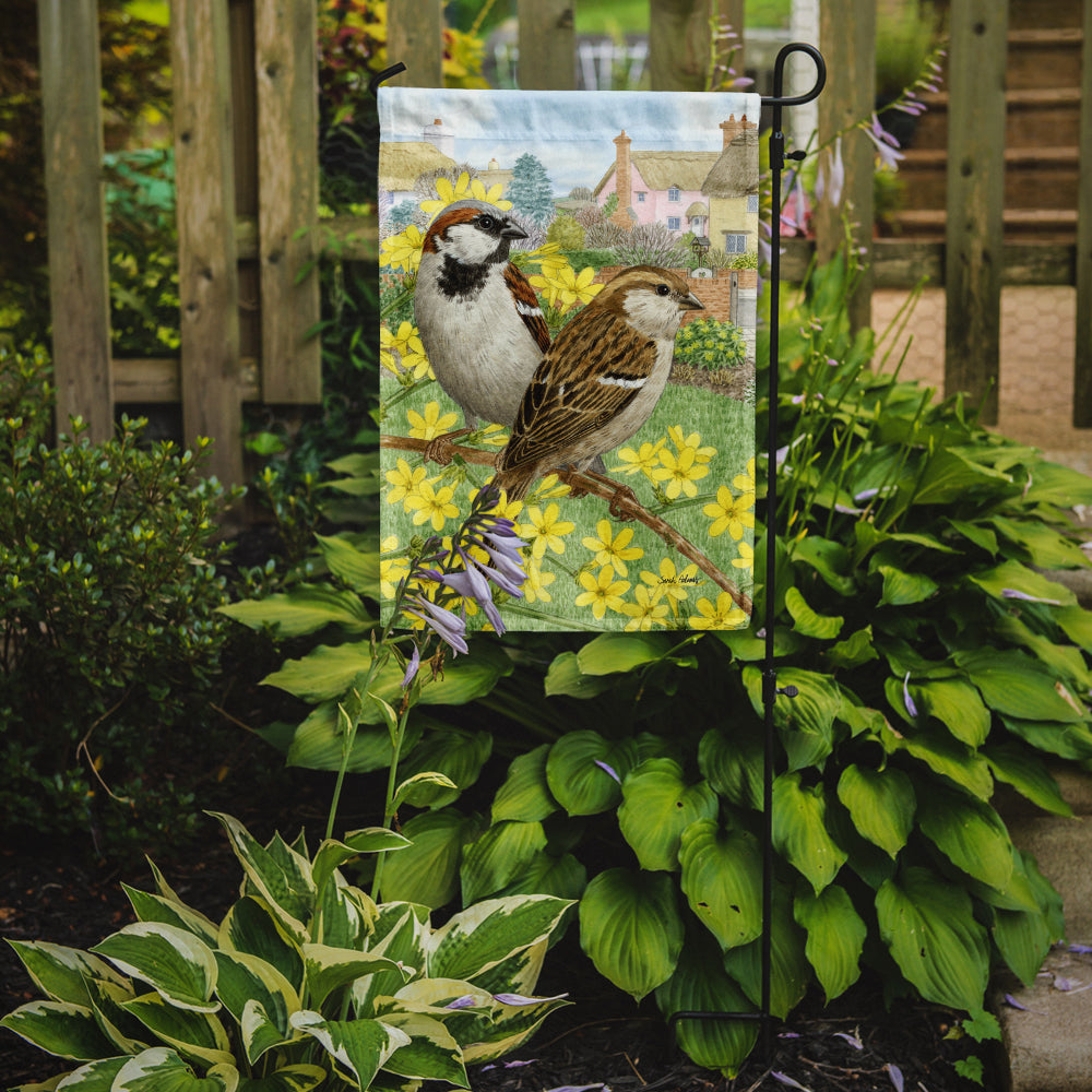 House Sparrows Flag Garden Size ASA2091GF.