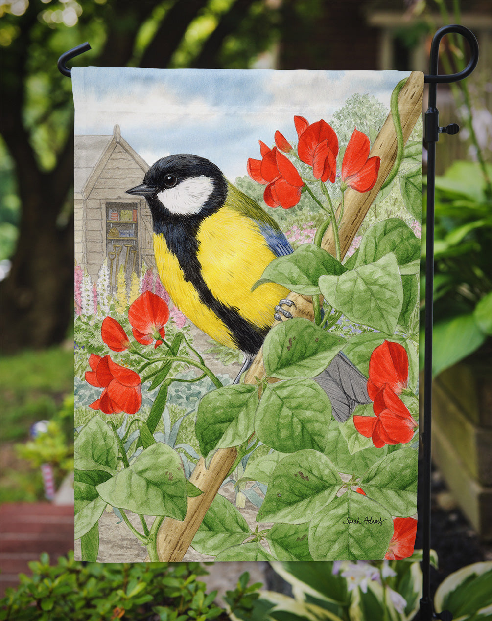 Great Tit Flag Garden Size ASA2110GF.