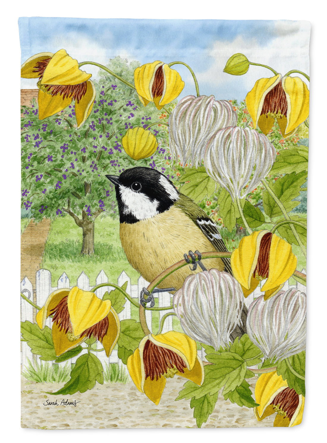 Coal Tit Flag Garden Size ASA2114GF.