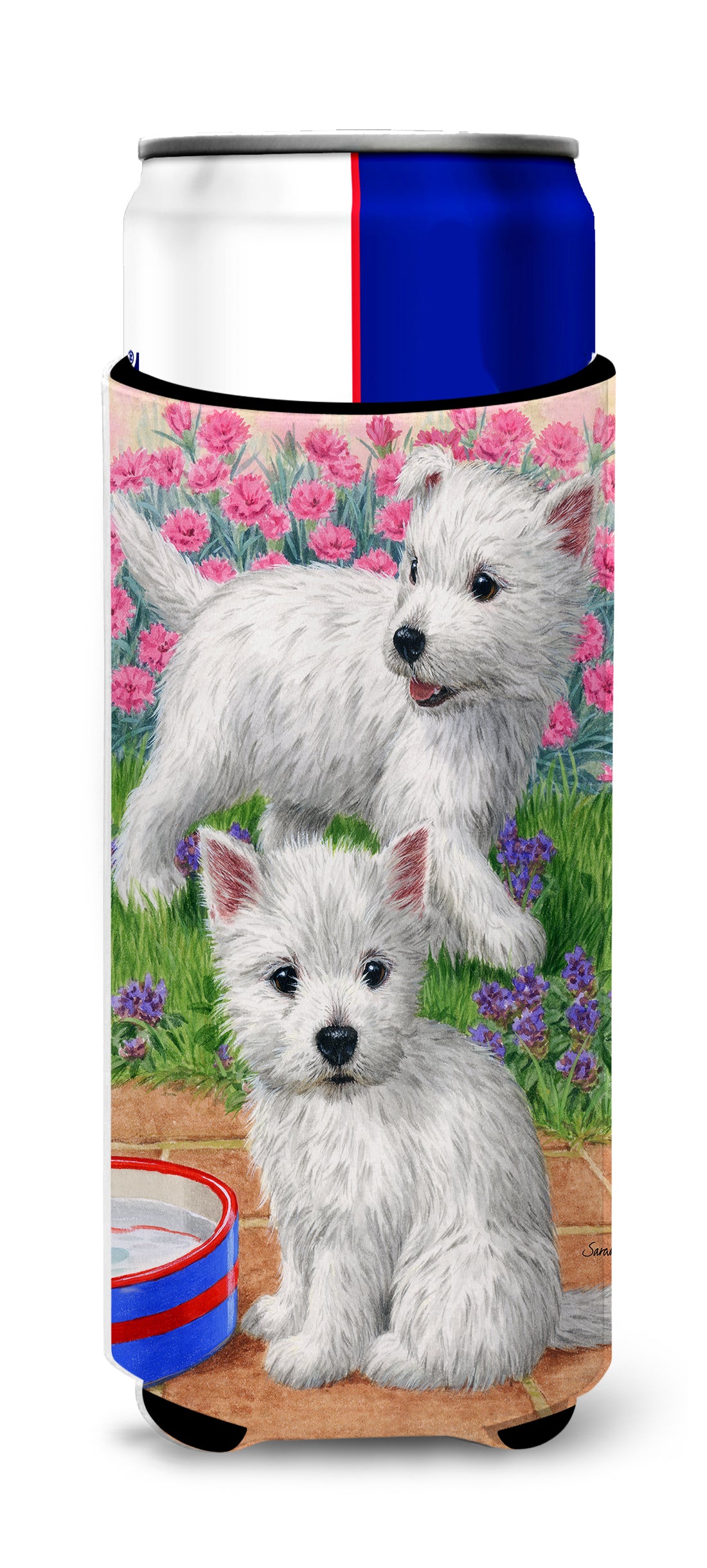 Westie Pups Ultra Beverage Insulators for slim cans ASA2117MUK  the-store.com.