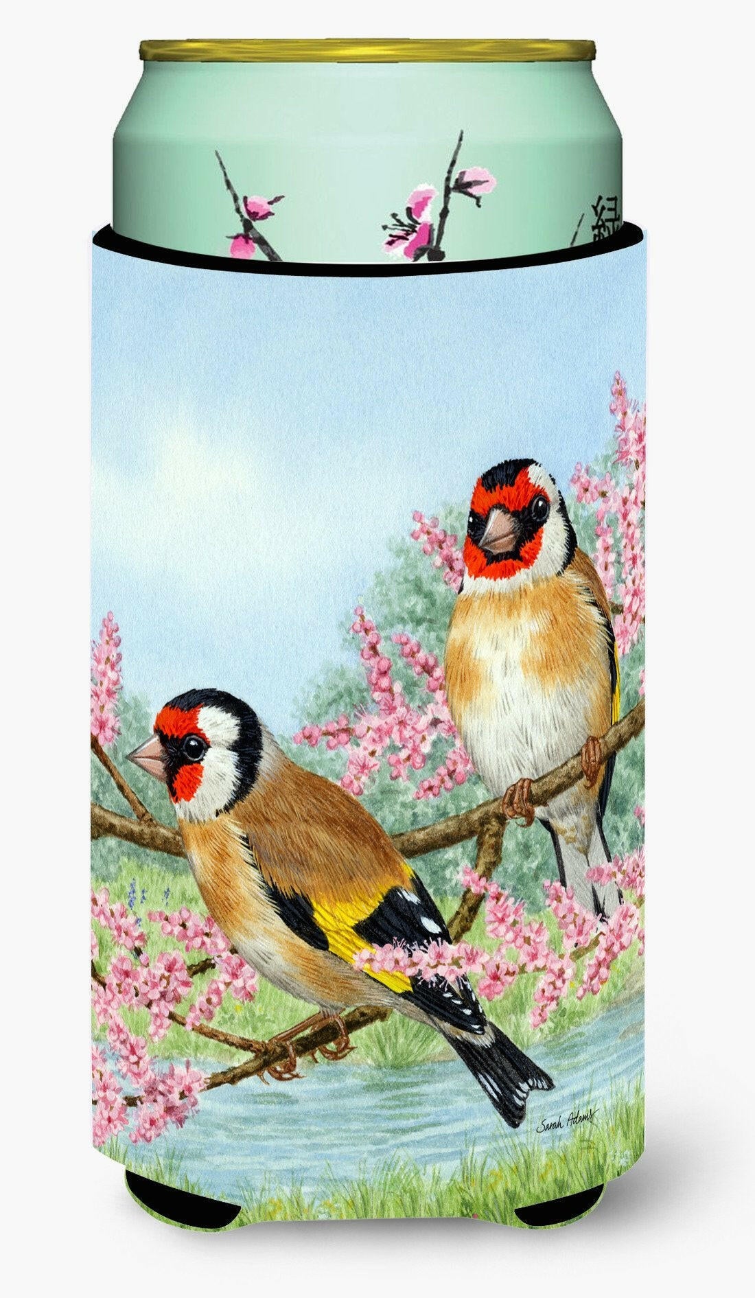 European Goldfinches Tall Boy Beverage Insulator Hugger ASA2119TBC by Caroline&#39;s Treasures