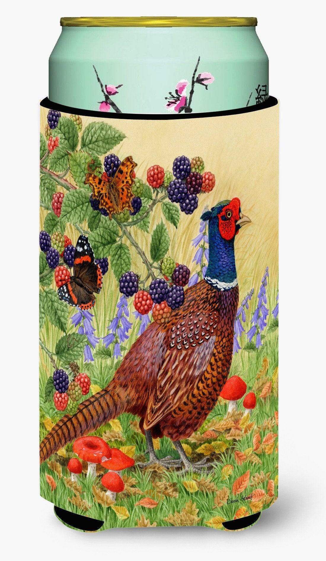 Pheasant Tall Boy Beverage Insulator Hugger ASA2121TBC by Caroline's Treasures