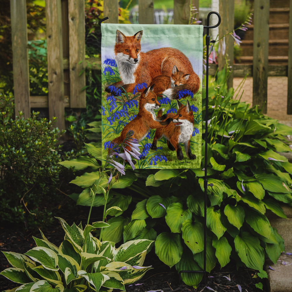 Fox Family Flag Garden Size ASA2123GF.