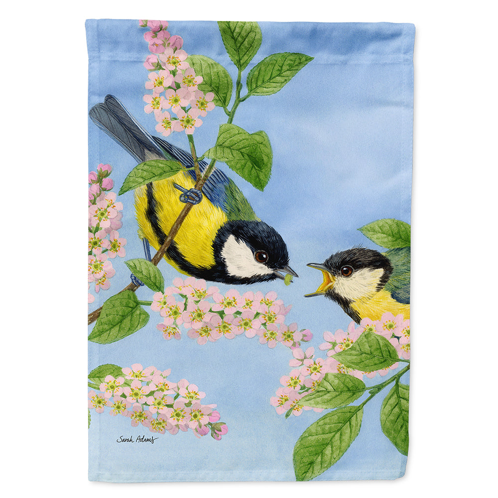 Eurasian Blue Tits Birds Flag Canvas House Size ASA2128CHF  the-store.com.