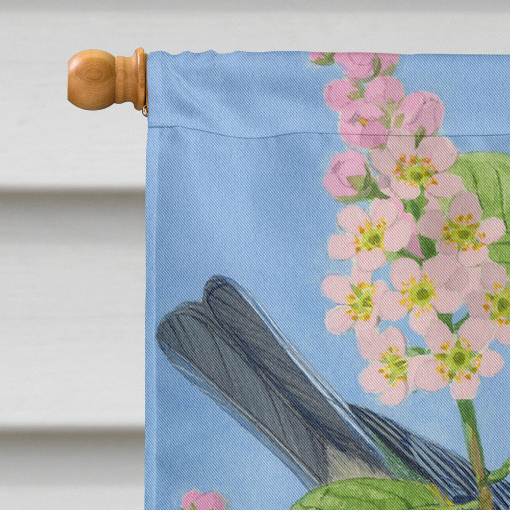 Eurasian Blue Tits Birds Flag Canvas House Size ASA2128CHF  the-store.com.