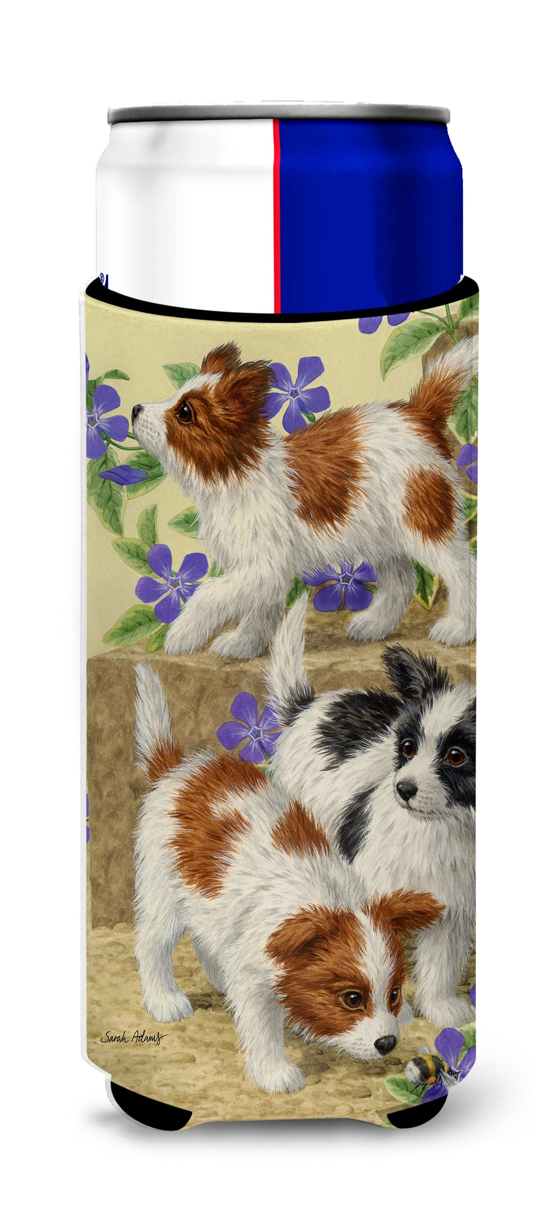 Papillon Pups Ultra Beverage Insulators for slim cans ASA2129MUK  the-store.com.