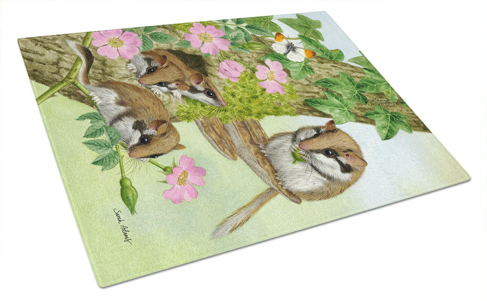 Dormice Dormouse Glass Cutting Board Large ASA2139LCB by Caroline's Treasures