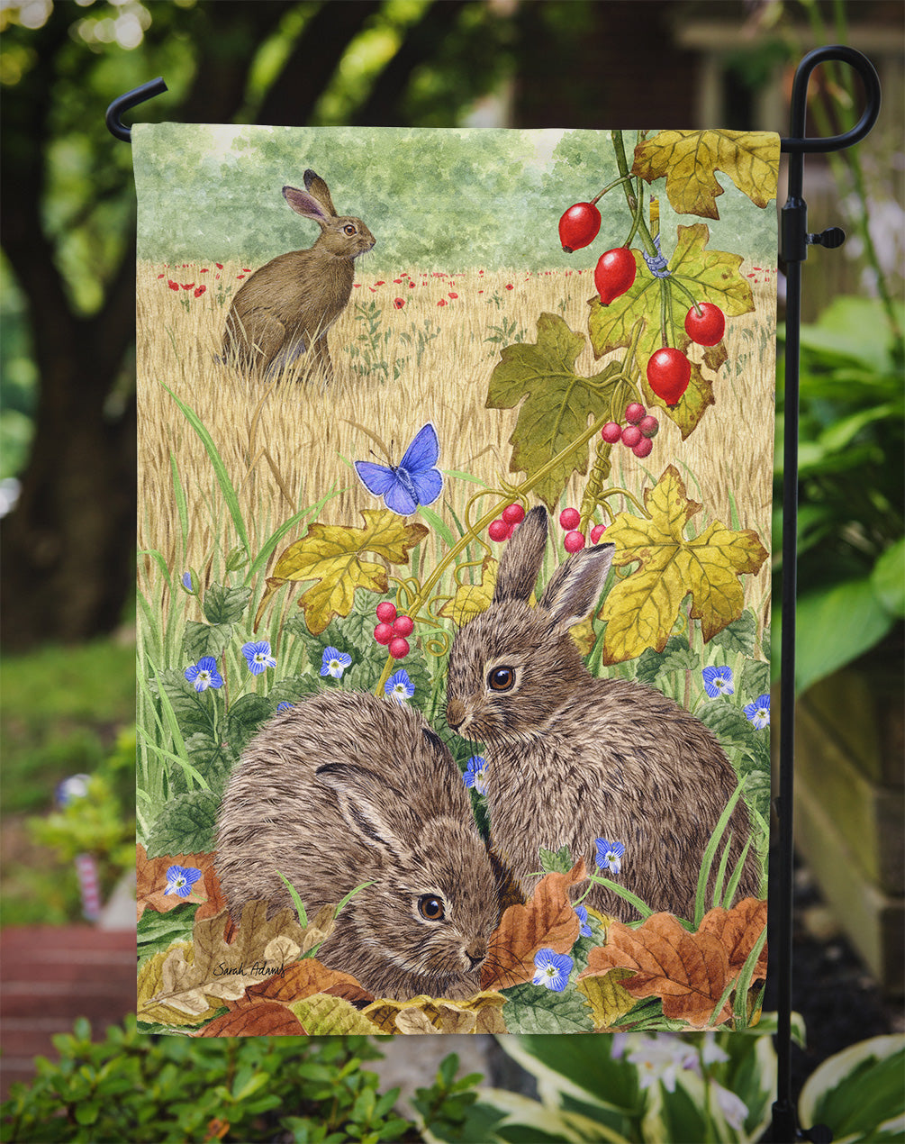 Leverets and Rabbit Flag Garden Size ASA2140GF.