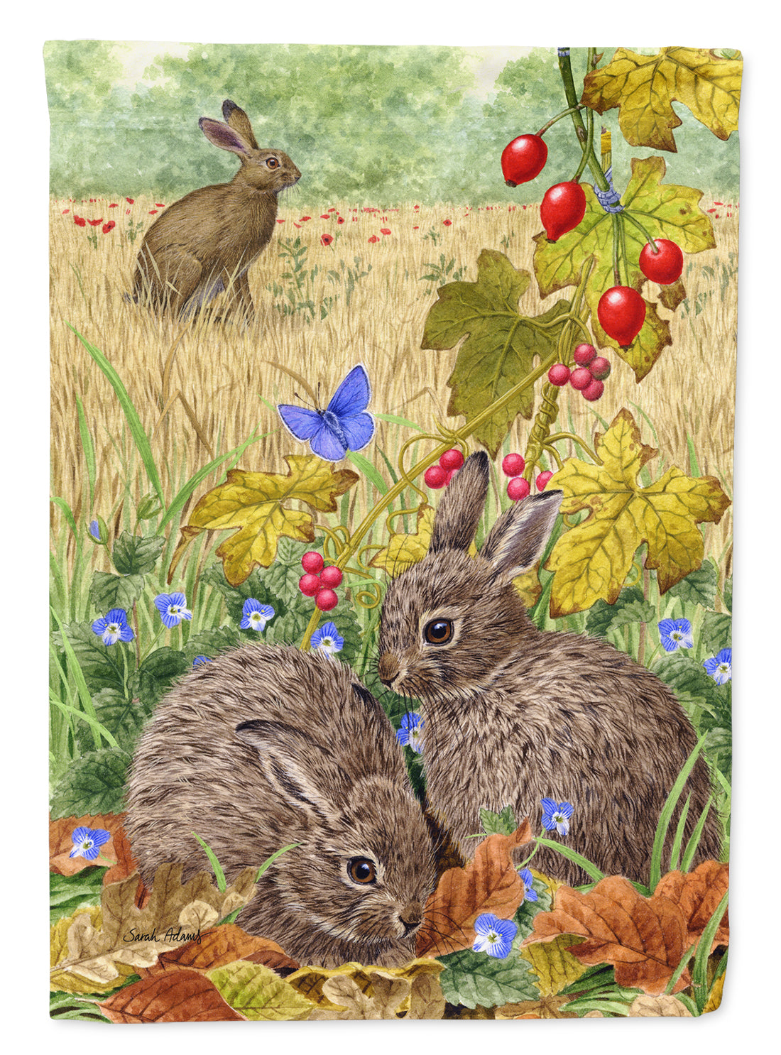 Leverets and Rabbit Flag Garden Size ASA2140GF.