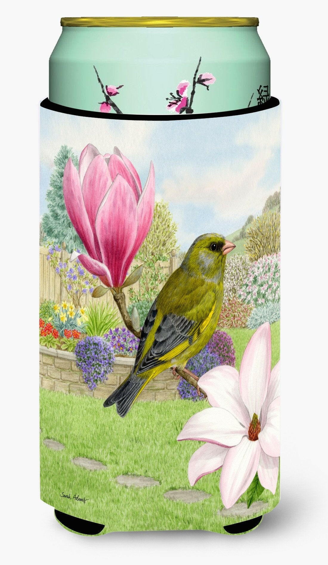 European Greenfinch Tall Boy Beverage Insulator Hugger ASA2145TBC by Caroline's Treasures