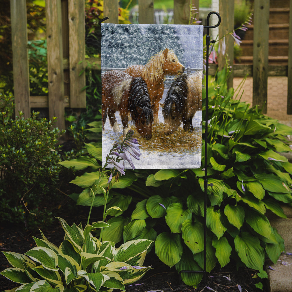 Shetland Ponies Flag Garden Size ASA2146GF.