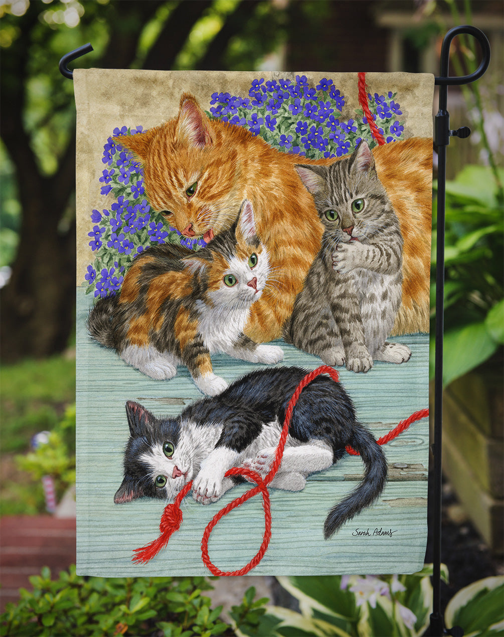 Cats Flag Garden Size ASA2150GF.