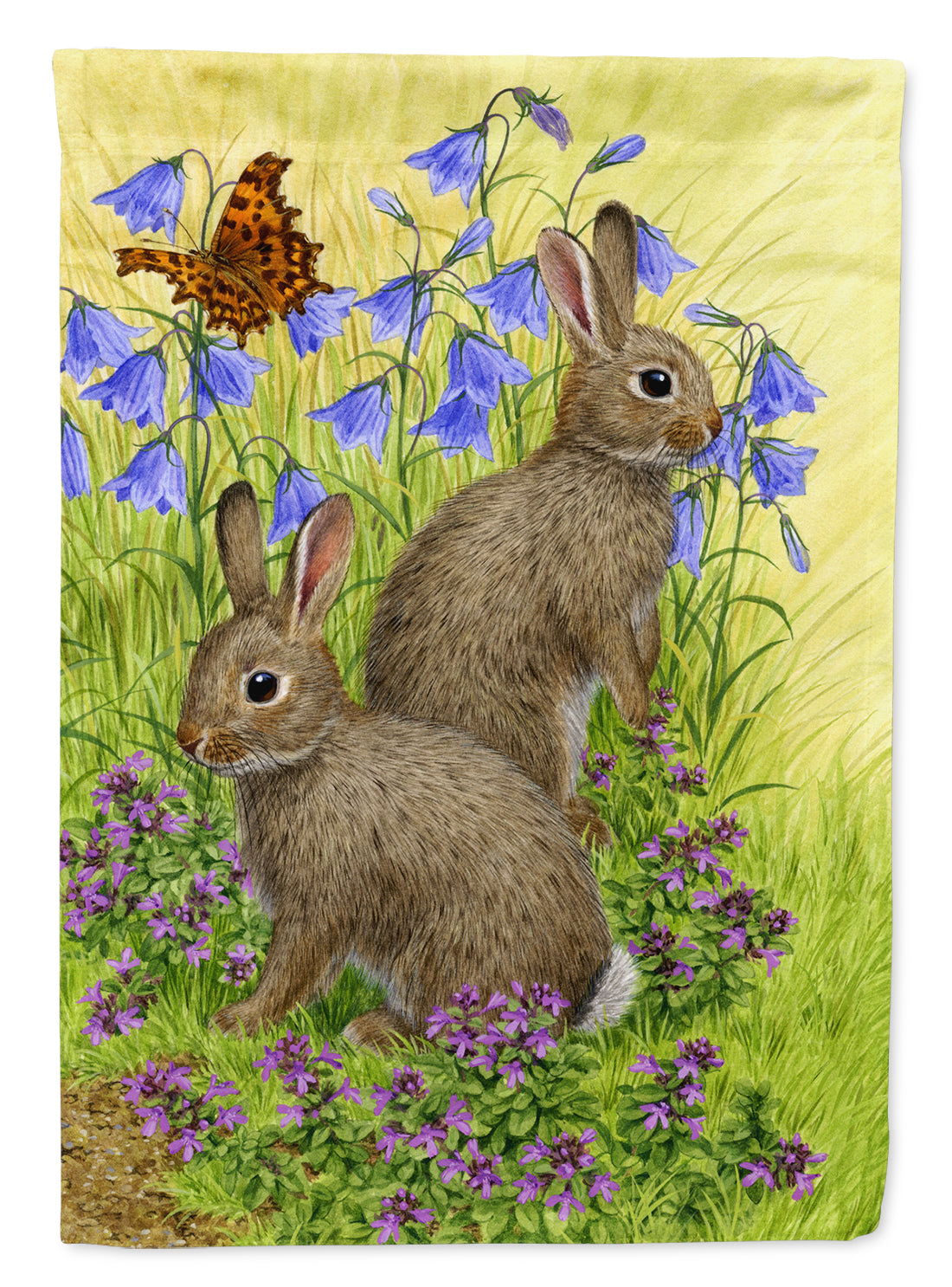 Rabbits  Flag Garden Size ASA2152GF.