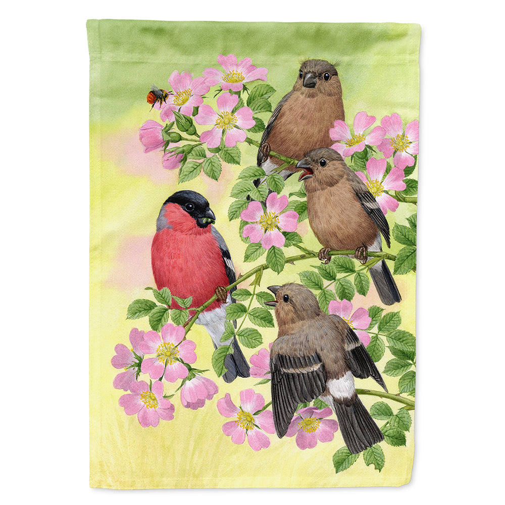 Eurasian Bullfinches Flag Canvas House Size ASA2154CHF  the-store.com.