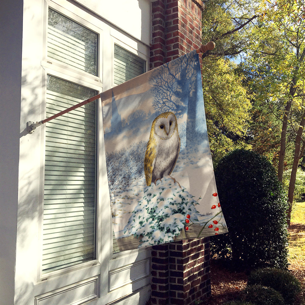 Barn Owl Flag Canvas House Size ASA2157CHF  the-store.com.