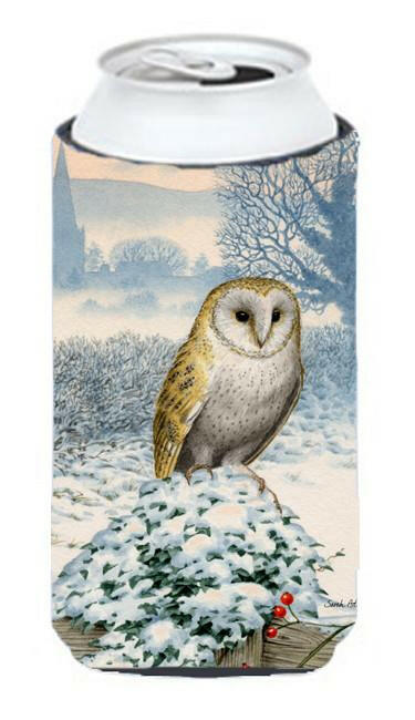 Barn Owl Tall Boy Beverage Insulator Hugger ASA2157TBC by Caroline&#39;s Treasures