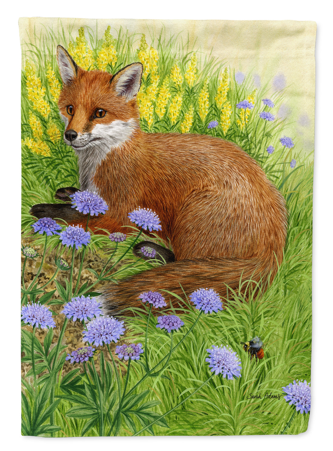 Springtime Fox Flag Garden Size ASA2160GF.