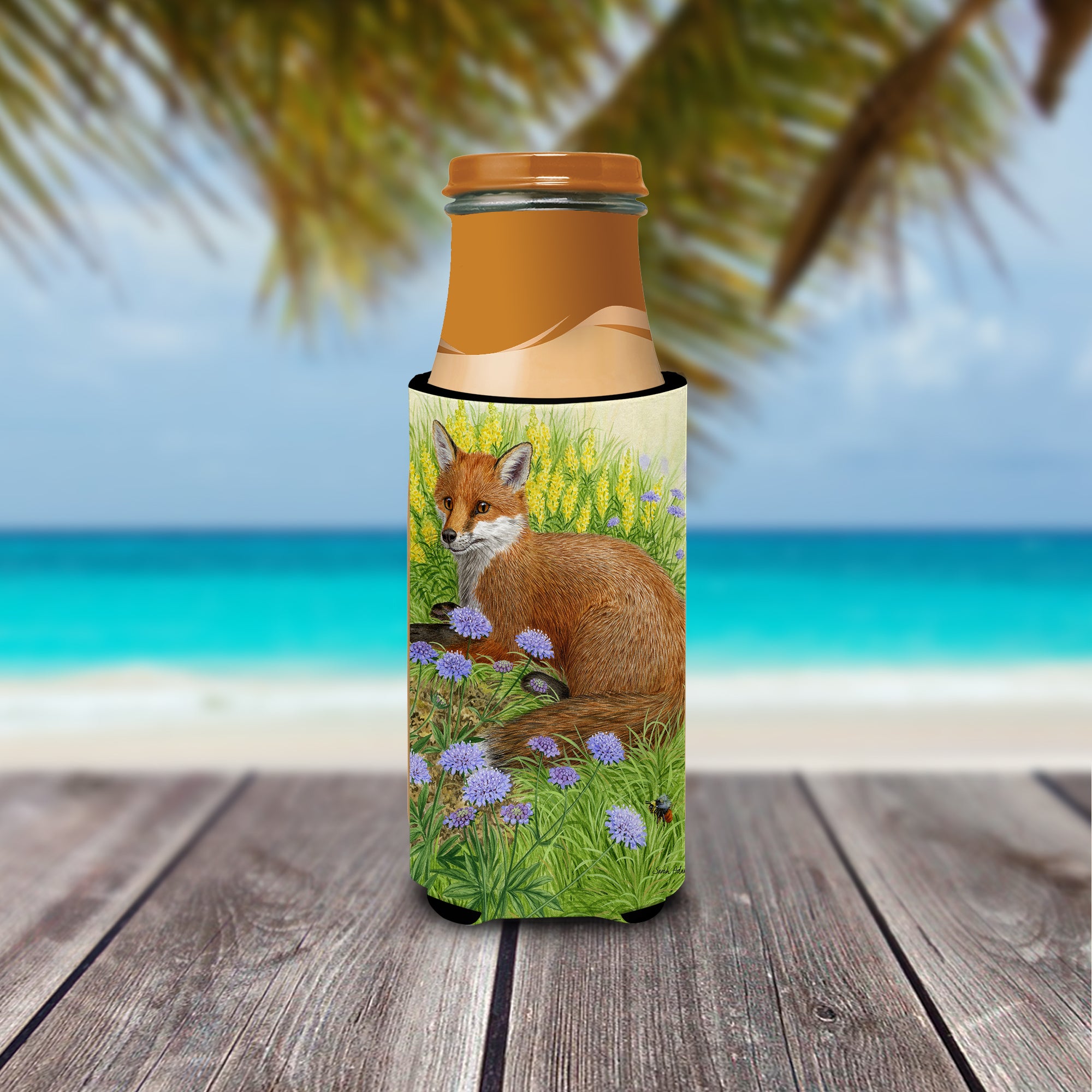 Springtime Fox Ultra Beverage Insulators for slim cans ASA2160MUK  the-store.com.