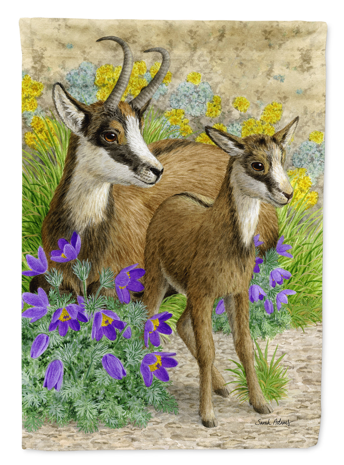 Chamois Flag Garden Size ASA2161GF.