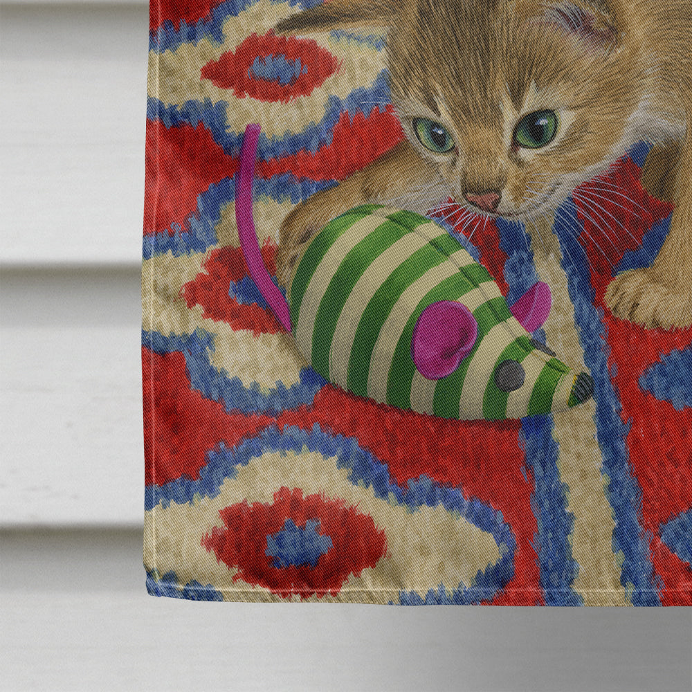 Abyssinian Kitten Flag Canvas House Size ASA2164CHF  the-store.com.