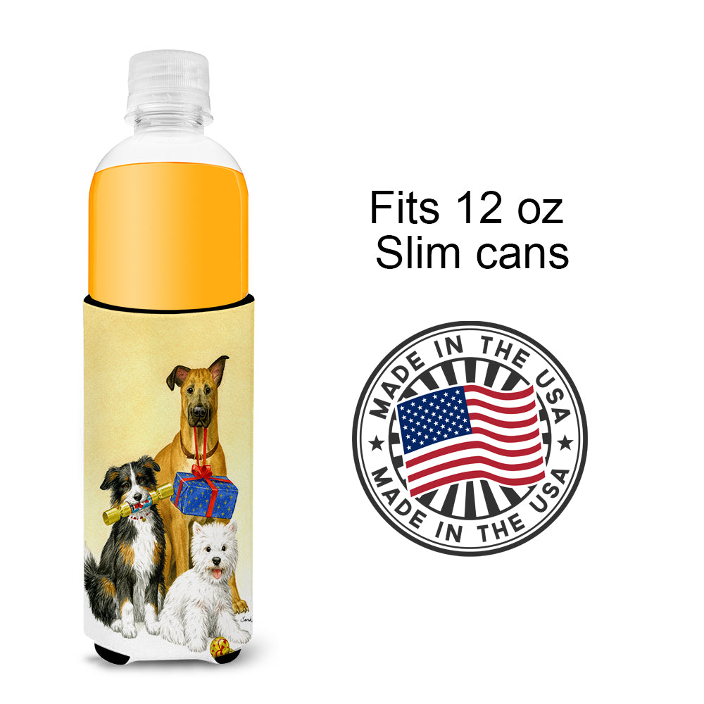 Westie, German Shepherd and Aussie Ultra Beverage Insulators for slim cans ASA2168MUK  the-store.com.