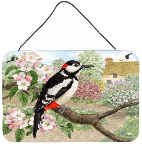 Woodpecker Wall or Door Hanging Prints by Caroline's Treasures