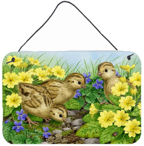 Pheasant Chicks Wall or Door Hanging Prints by Caroline's Treasures