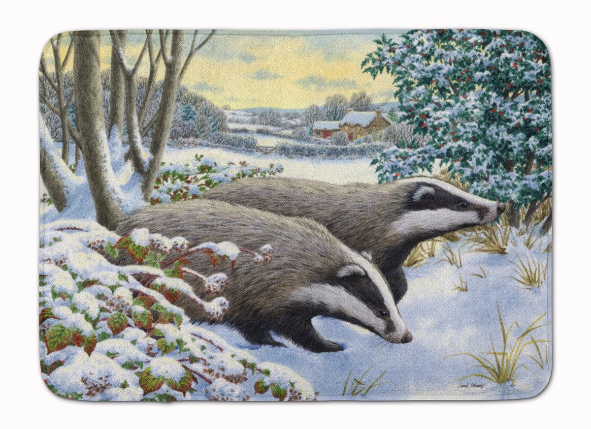 Winter Badgers Machine Washable Memory Foam Mat ASA2183RUG - the-store.com