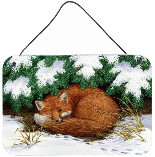 Naptime Fox Wall or Door Hanging Prints by Caroline's Treasures