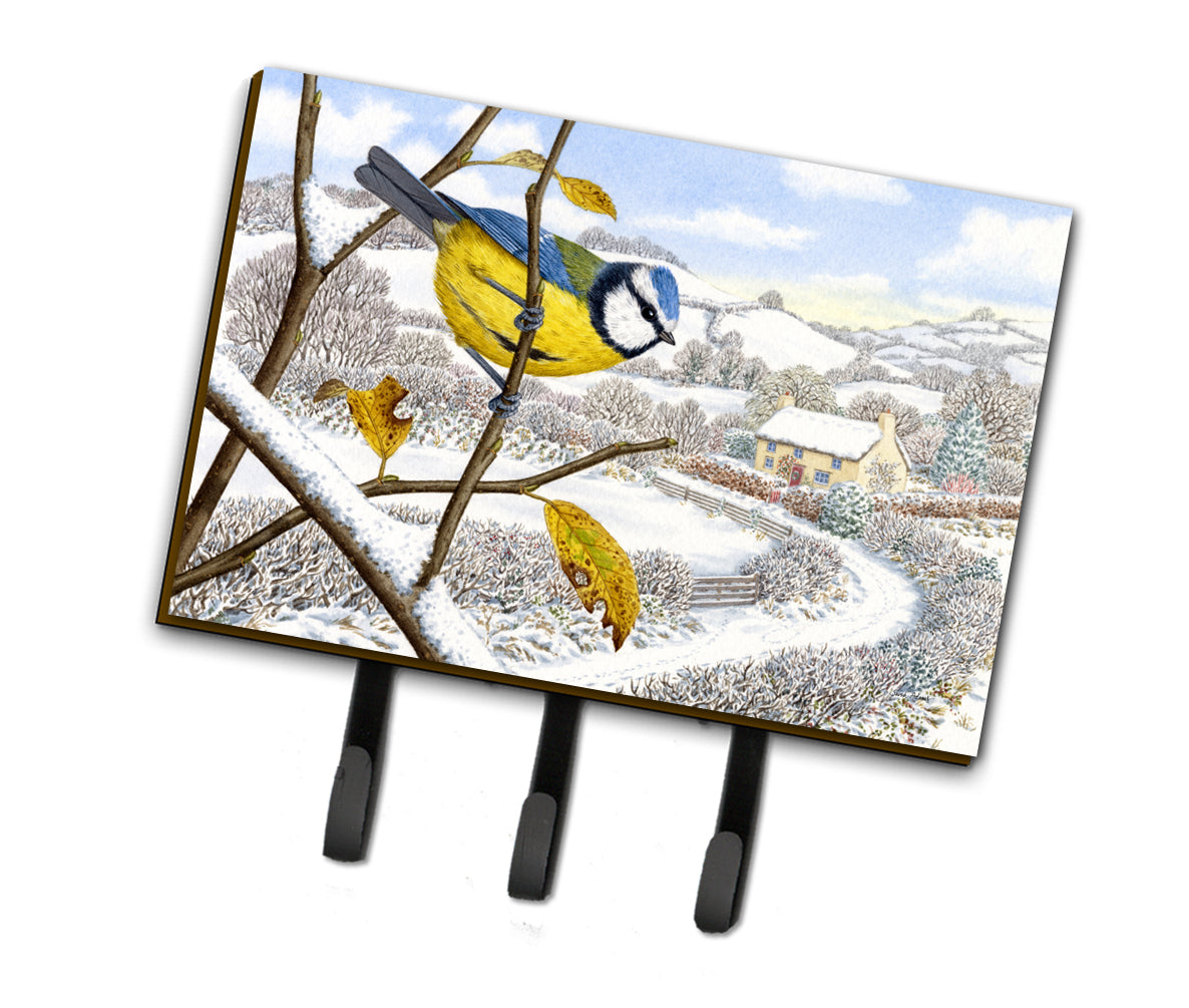 Winter Eurasian Blue Tit Leash or Key Holder ASA2188TH68  the-store.com.